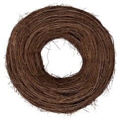 Clayre & Eef Couronne Ø 50x14 cm Marron Rotin
