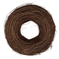 Clayre & Eef Couronne Ø 40x12 cm Marron Rotin