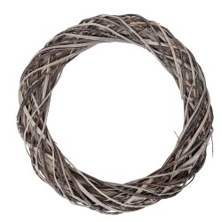 Clayre & Eef Couronne Ø 50x9 cm Marron Rotin