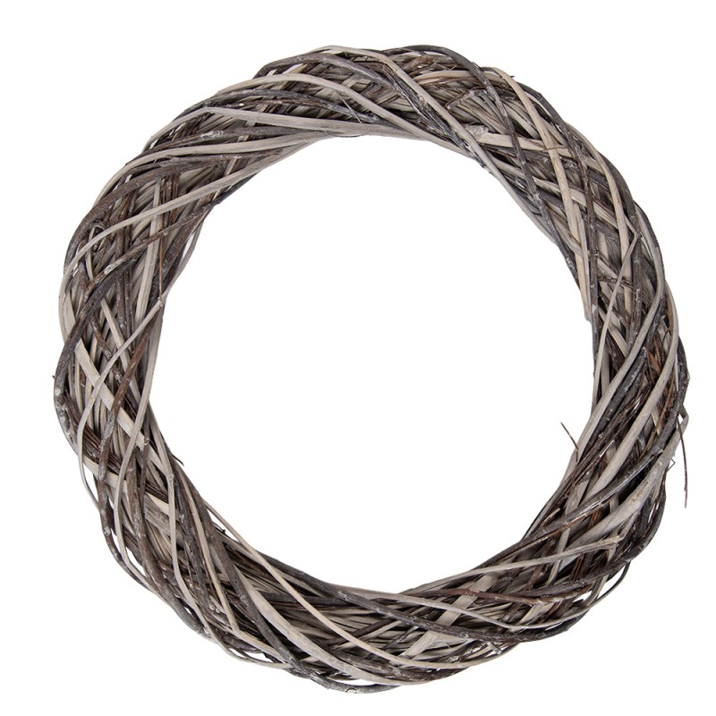 Clayre & Eef Couronne Ø 50x9 cm Marron Rotin