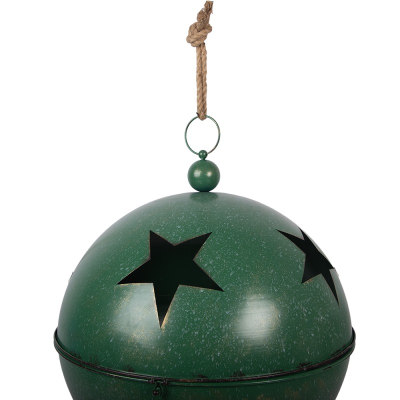 Clayre & Eef Décoration de Noël Image Boule de Noël Ø 60 / Ø 50 / Ø 40 cm Vert Métal