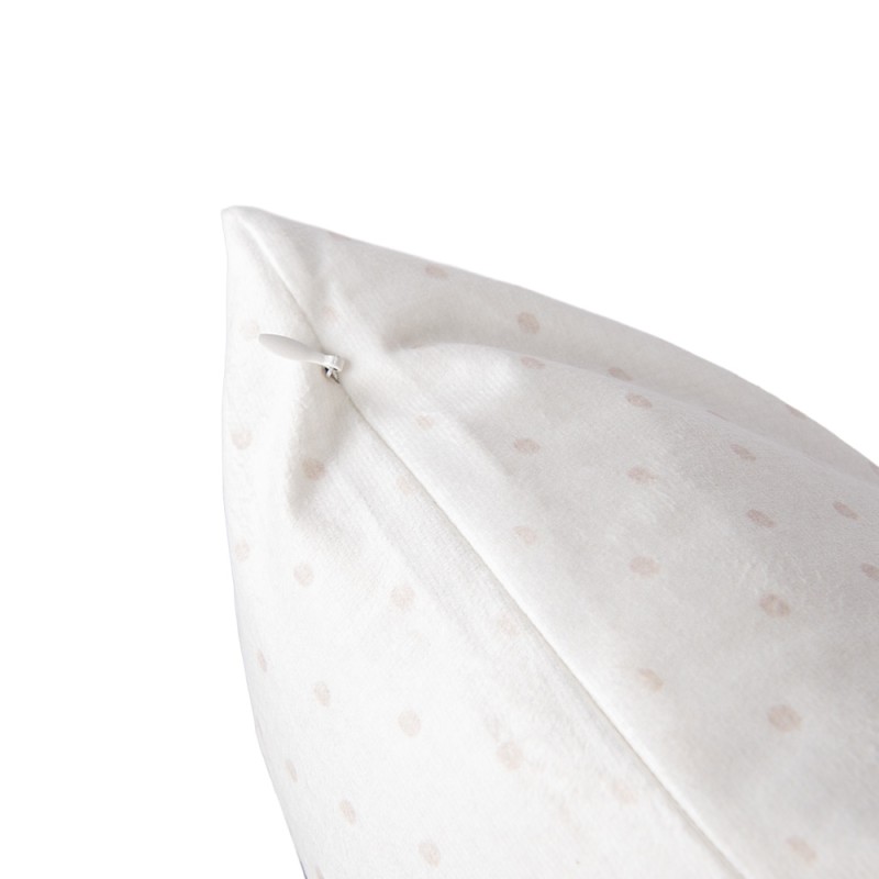 Clayre & Eef Kussenhoes 45x45 cm Beige Polyester