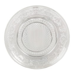 Clayre & Eef Assiette à gâteau Ø 15 cm Verre