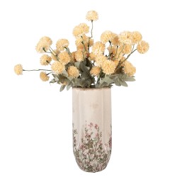 Clayre & Eef Vase Ø 15x30 cm Beige Céramique