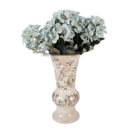 Clayre & Eef Vase Ø 13x26 cm Beige Keramik