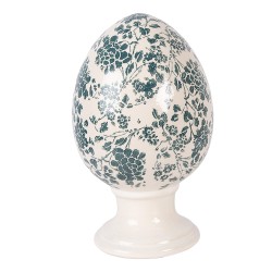 Clayre & Eef Dekorationsfigur Ei Ø 15x24 cm Beige Keramik