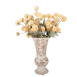 Clayre & Eef Vase Ø 15x32 cm Beige Keramik