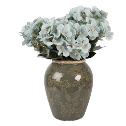 Clayre & Eef Vase Ø 16x20 cm Grün Keramik