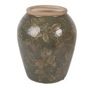 Clayre & Eef Vaas Ø 15x18 cm Groen Keramiek