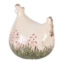 Clayre & Eef Decorative Figurine Chicken 12x11x13 cm Beige Ceramic