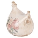 Clayre & Eef Decorative Figurine Chicken 12x11x13 cm Beige Ceramic