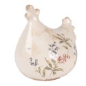 Clayre & Eef Decorative Figurine Chicken 12x11x13 cm Beige Ceramic
