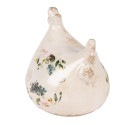 Clayre & Eef Decorative Figurine Chicken 12x11x13 cm Beige Ceramic