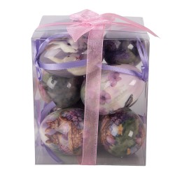 Clayre & Eef Easter ornament set of 9 Ø 5x8 cm Multiple Plastic