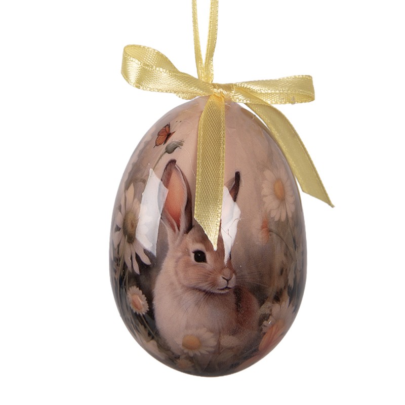 Clayre & Eef Set di 9 decorazioni pasquali Ø 5x8 cm Multi Plastica