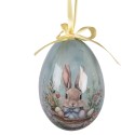 Clayre & Eef Easter ornament set of 6 7x10 cm Multiple Plastic