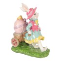 Clayre & Eef Decorative Figurine Rabbit 19x11x23 cm White Plastic