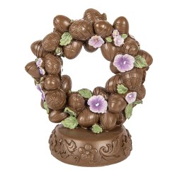 Clayre & Eef Decorative Figurine Egg 17x11x19 cm Brown Plastic