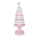 Clayre & Eef Image de décoration Gâteau Ø 14x39 cm Rose Plastique