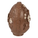 Clayre & Eef Image de décoration Œuf Ø 9x13 cm Marron Plastique