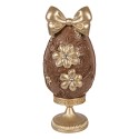 Clayre & Eef Image de décoration Œuf 10x9x21 cm Marron Plastique