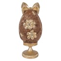 Clayre & Eef Image de décoration Œuf 10x9x21 cm Marron Plastique