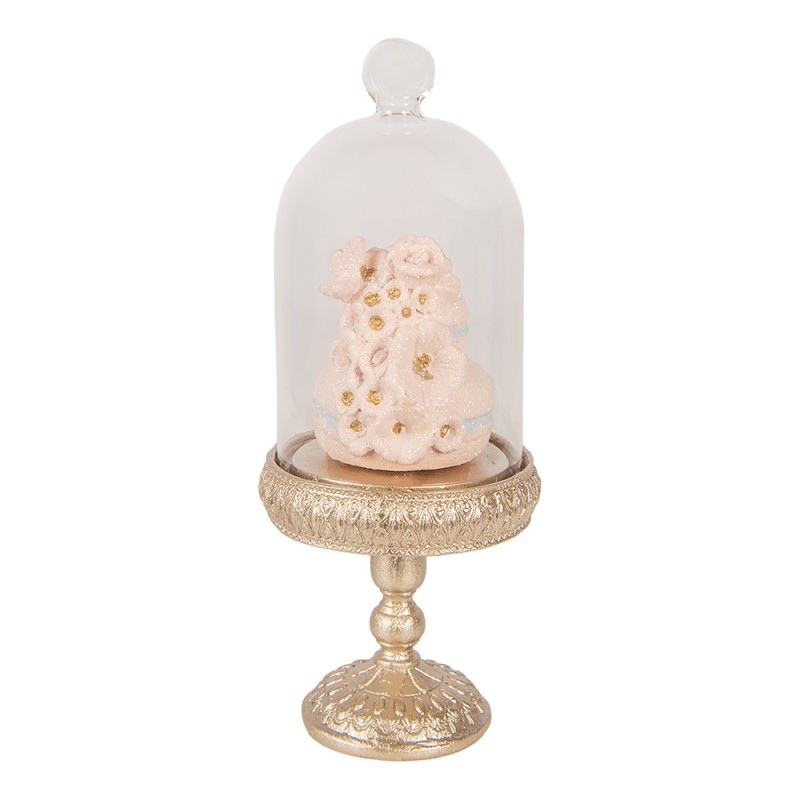 Clayre & Eef Decoratie Beeld Macarons Ø 7x17 cm Goudkleurig Kunststof