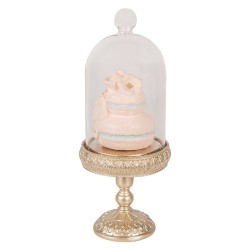 Clayre & Eef Decoratie Beeld Macarons Ø 7x17 cm Goudkleurig Kunststof