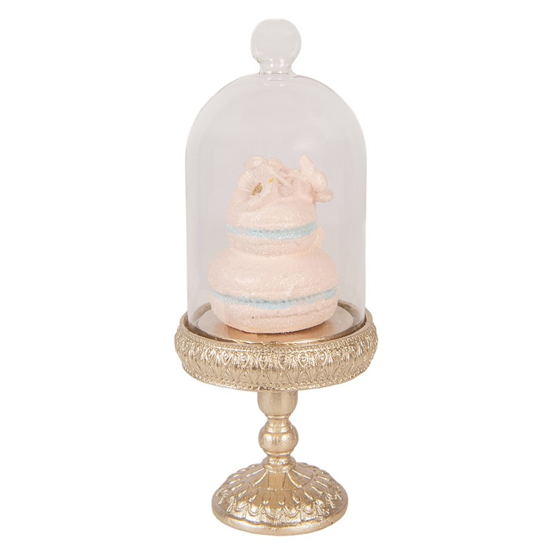 Clayre & Eef Decoratie Beeld Macarons Ø 7x17 cm Goudkleurig Kunststof