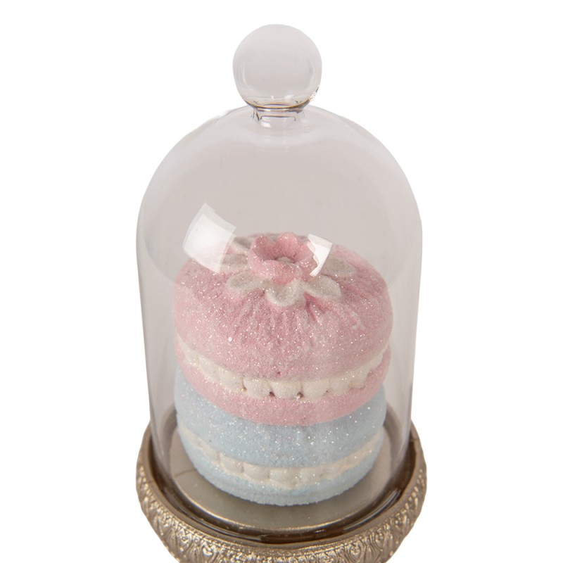 Clayre & Eef Decoratie Beeld Macarons Ø 7x17 cm Goudkleurig Kunststof