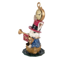 Clayre & Eef Dekorationsfigur Kaninchen 15x11x23 cm Beige Kunststoff