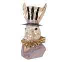 Clayre & Eef Decorative Figurine Rabbit 14x12x27 cm Beige Plastic