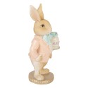 Clayre & Eef Decorative Figurine Rabbit 9x7x19 cm Beige Plastic