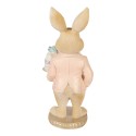Clayre & Eef Decorative Figurine Rabbit 9x7x19 cm Beige Plastic