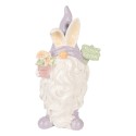 Clayre & Eef Decorative Figurine Gnome 16x10x30 cm White Plastic