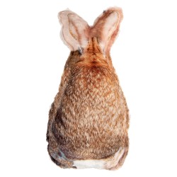 Clayre & Eef Decoratie Konijn 16x5x32 cm Bruin Polyester