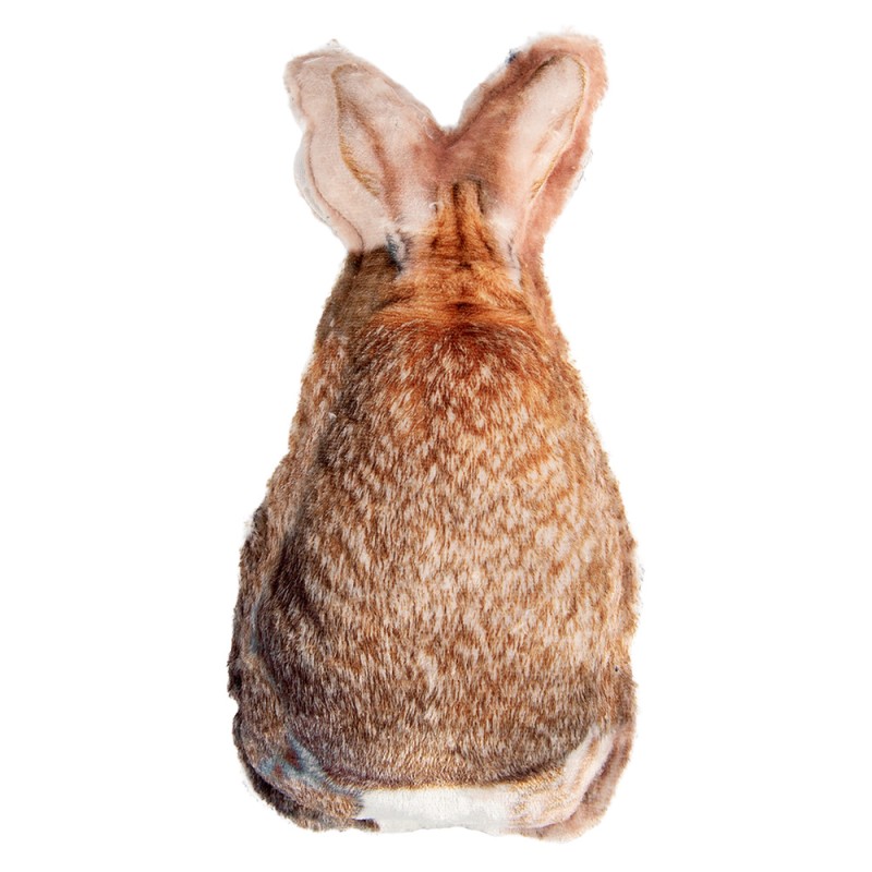 Clayre & Eef Dekoration Kaninchen 16x5x32 cm Braun Polyester