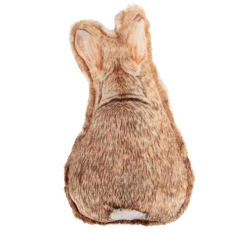 Clayre & Eef Dekoration Kaninchen 13x5x25 cm Braun Polyester
