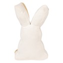 Clayre & Eef Cale-porte Lapin 20x7x31 cm Blanc Polyester