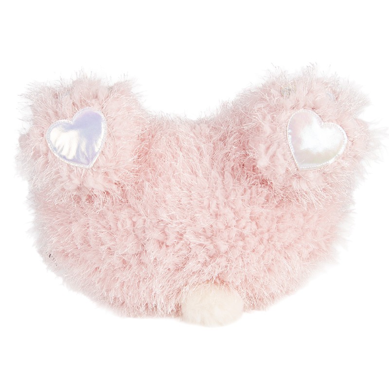 Clayre & Eef Decoratie Konijn 38x14x27 cm Roze Polyester