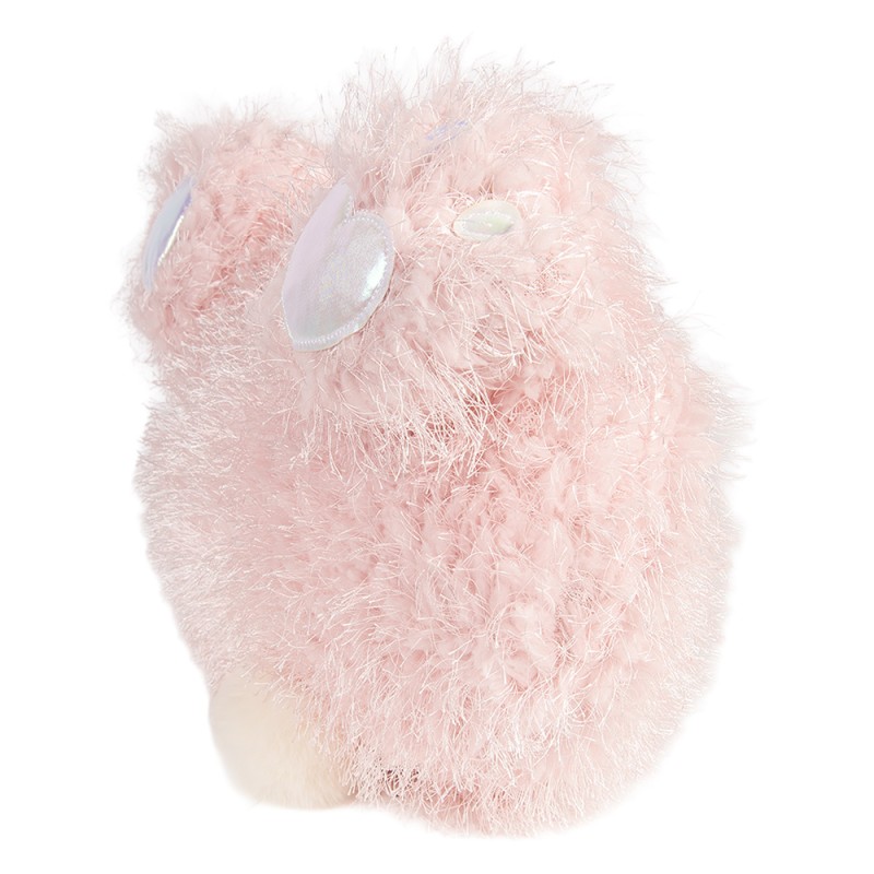 Clayre & Eef Decoratie Konijn 38x14x27 cm Roze Polyester