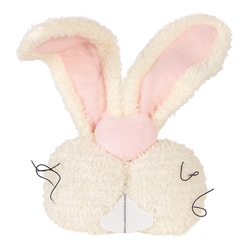 Clayre & Eef Decoratie Konijn 18x10x35 cm Beige Polyester