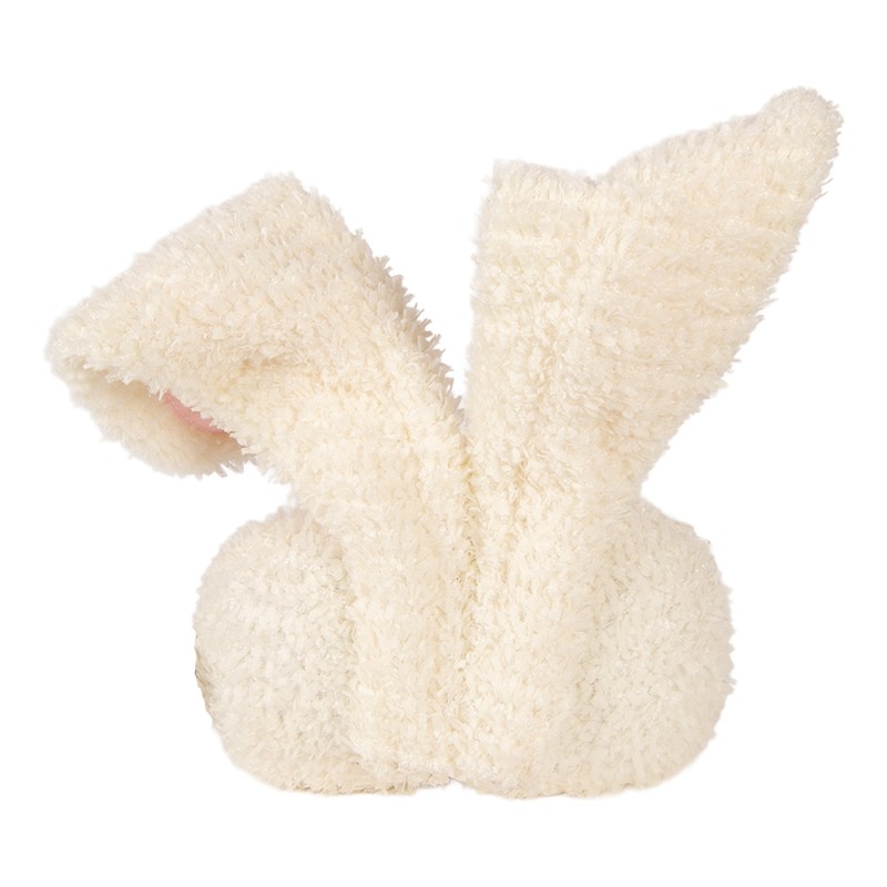 Clayre & Eef Decoratie Konijn 18x10x35 cm Beige Polyester