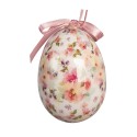 Clayre & Eef Easter ornament set of 9 Ø 5x8 cm White Plastic