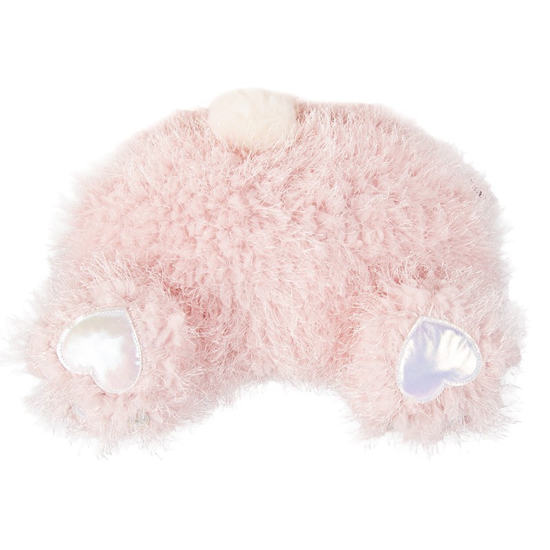 Clayre & Eef Cuscino decorativo Coniglio 38x14x27 cm Rosa Poliestere