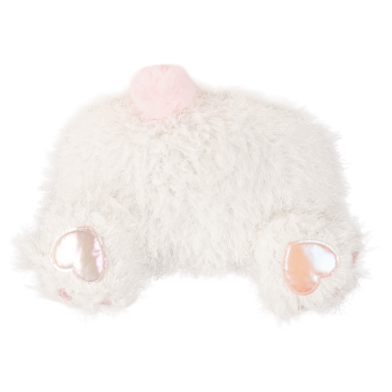 Clayre & Eef Cuscino decorativo Coniglio 38x14x27 cm Bianco Poliestere