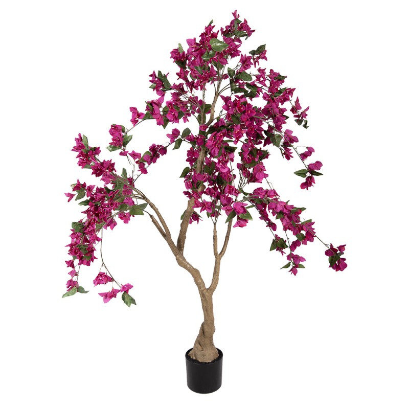 Clayre & Eef Albero di Bougainvillea Artificiale 100x100x150 cm Rosa Plastica