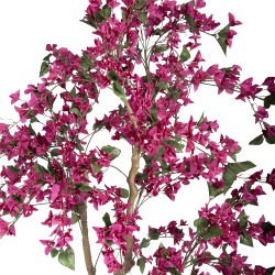 Clayre & Eef Albero di Bougainvillea Artificiale 80x80x180 cm Rosa Plastica
