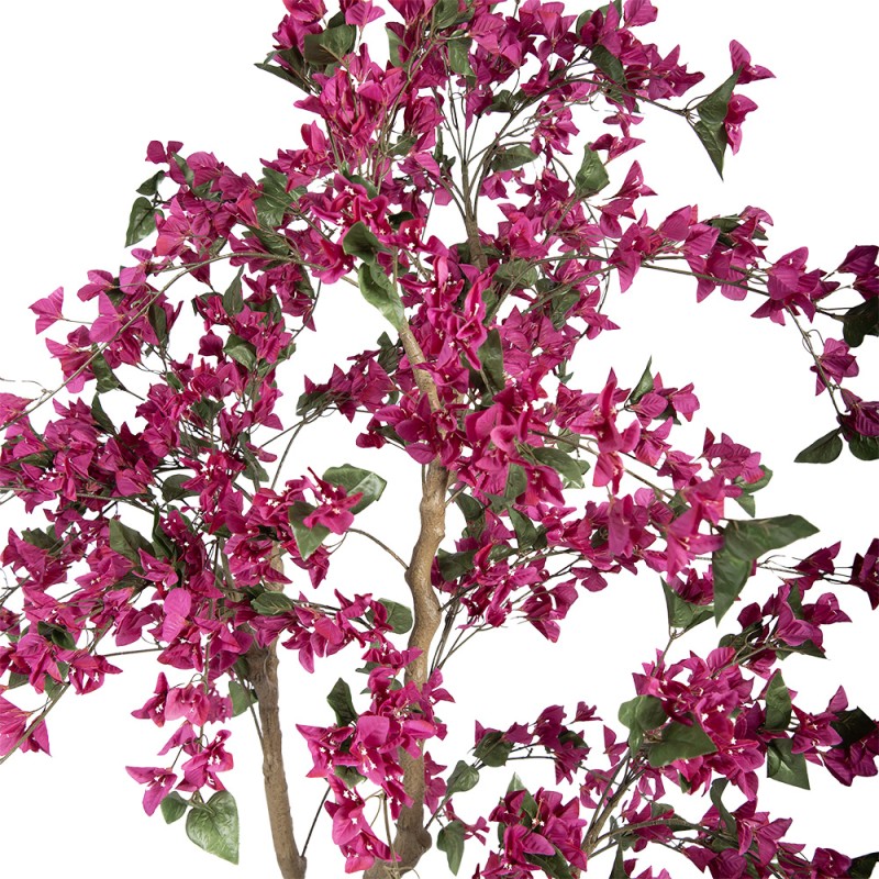 Clayre & Eef Albero di Bougainvillea Artificiale 80x80x180 cm Rosa Plastica