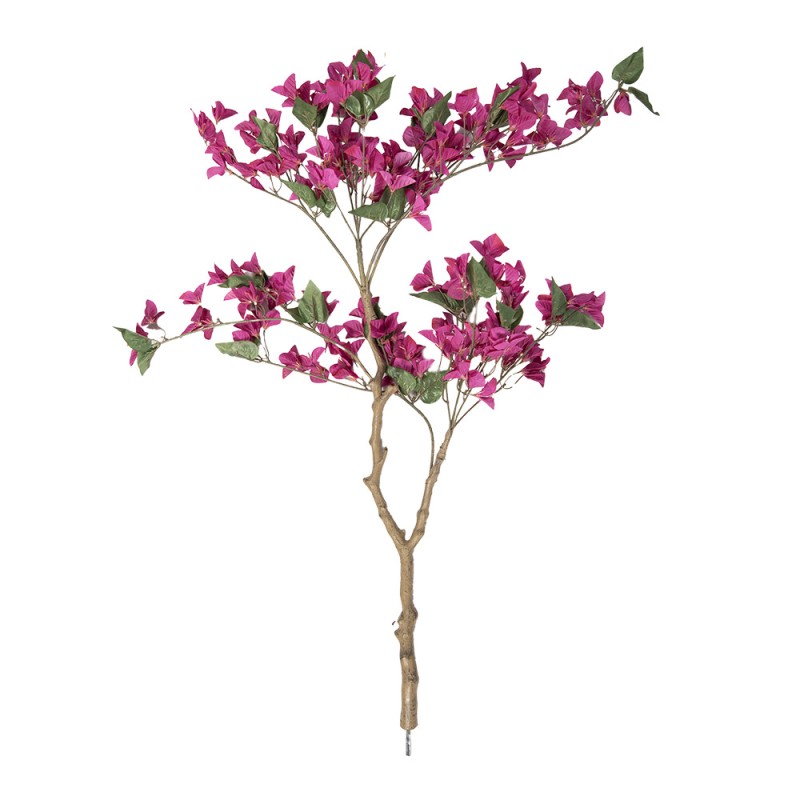 Clayre & Eef Albero di Bougainvillea Artificiale 80x80x180 cm Rosa Plastica